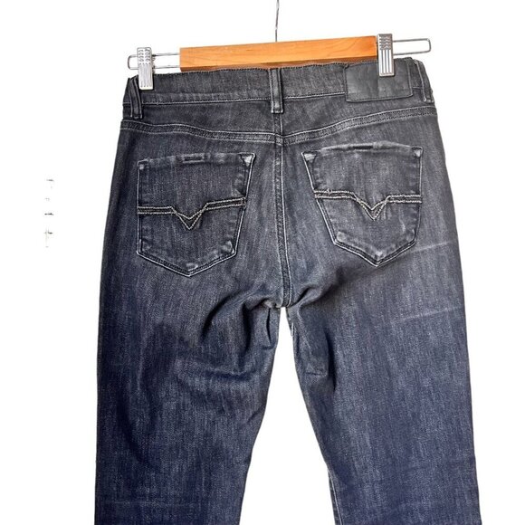 DIESEL Womens Black HI-VY Stretch Low Rise Skinny Leg Denim Jeans Size 26x30 - Picture 5 of 12